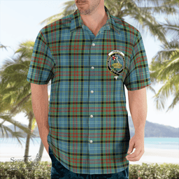 Scottish Paisley Clan Badge Tartan Hawaii Shirt Crest Tartan Plaid Shirt Scottish Plaid Tartan Plaid - ScotsTee - scotstee.com