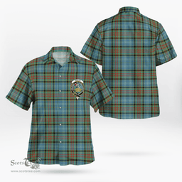 Scottish Paisley Clan Badge Tartan Hawaii Shirt Crest Tartan Plaid Shirt Scottish Plaid Tartan Plaid - ScotsTee - scotstee.com