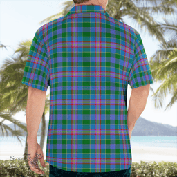Scottish Ralston Clan Badge Tartan Hawaii Shirt Crest Tartan Plaid Shirt Scottish Plaid Tartan Plaid - ScotsTee - scotstee.com
