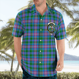 Scottish Ralston Clan Badge Tartan Hawaii Shirt Crest Tartan Plaid Shirt Scottish Plaid Tartan Plaid - ScotsTee - scotstee.com