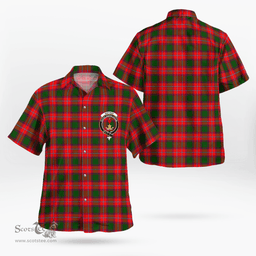 Scottish Rattray Clan Badge Tartan Hawaii Shirt Crest Tartan Plaid Shirt Scottish Plaid Tartan Plaid - ScotsTee - scotstee.com