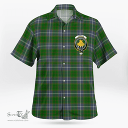 Scottish Pringle Clan Badge Tartan Hawaii Shirt Crest Tartan Plaid Shirt Scottish Plaid Tartan Plaid - ScotsTee - scotstee.com