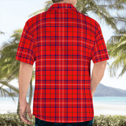 Scottish Rose Clan Badge Tartan Hawaii Shirt Crest Tartan Plaid Shirt Scottish Plaid Tartan Plaid - ScotsTee - scotstee.com