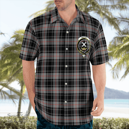 Scottish Moffat Clan Badge Tartan Hawaii Shirt Crest Tartan Plaid Shirt Scottish Plaid Tartan Plaid - ScotsTee - scotstee.com