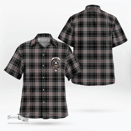 Scottish Moffat Clan Badge Tartan Hawaii Shirt Crest Tartan Plaid Shirt Scottish Plaid Tartan Plaid - ScotsTee - scotstee.com