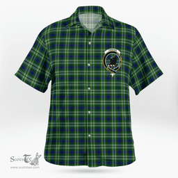 Scottish Tweedie Clan Badge Tartan Hawaii Shirt Crest Tartan Plaid Shirt Scottish Plaid Tartan Plaid - ScotsTee - scotstee.com