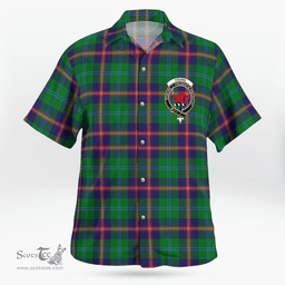 Scottish Young Clan Badge Tartan Hawaii Shirt Crest Tartan Plaid Shirt Scottish Plaid Tartan Plaid - ScotsTee - scotstee.com