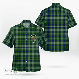 Scottish Spottiswood Clan Badge Tartan Hawaii Shirt Crest Tartan Plaid Shirt Scottish Plaid Tartan Plaid - ScotsTee - scotstee.com