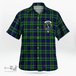 Scottish Macneil Of Colonsay Clan Badge Tartan Hawaii Shirt Crest Tartan Plaid Shirt Scottish Plaid Tartan Plaid - ScotsTee - scotstee.com