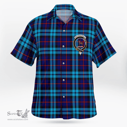 Scottish Maccorquodale Clan Badge Tartan Hawaii Shirt Crest Tartan Plaid Shirt Scottish Plaid Tartan Plaid - ScotsTee - scotstee.com