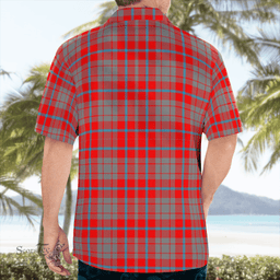 Scottish Moubray Clan Badge Tartan Hawaii Shirt Crest Tartan Plaid Shirt Scottish Plaid Tartan Plaid - ScotsTee - scotstee.com