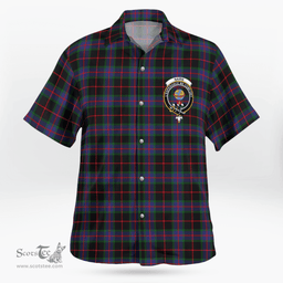 Scottish Nairn Clan Badge Tartan Hawaii Shirt Crest Tartan Plaid Shirt Scottish Plaid Tartan Plaid - ScotsTee - scotstee.com
