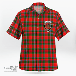 Scottish Spens Clan Badge Tartan Hawaii Shirt Crest Tartan Plaid Shirt Scottish Plaid Tartan Plaid - ScotsTee - scotstee.com