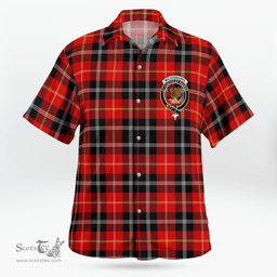 Scottish Majoribanks Clan Badge Tartan Hawaii Shirt Crest Tartan Plaid Shirt Scottish Plaid Tartan Plaid - ScotsTee - scotstee.com