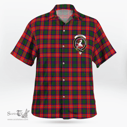 Scottish Riddell Clan Badge Tartan Hawaii Shirt Crest Tartan Plaid Shirt Scottish Plaid Tartan Plaid - ScotsTee - scotstee.com