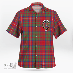 Scottish Shaw Of Tordarroch Clan Badge Tartan Hawaii Shirt Crest Tartan Plaid Shirt Scottish Plaid Tartan Plaid - ScotsTee - scotstee.com
