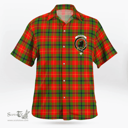 Scottish Turnbull Clan Badge Tartan Hawaii Shirt Crest Tartan Plaid Shirt Scottish Plaid Tartan Plaid - ScotsTee - scotstee.com