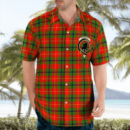 Scottish Turnbull Clan Badge Tartan Hawaii Shirt Crest Tartan Plaid Shirt Scottish Plaid Tartan Plaid - ScotsTee - scotstee.com