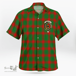 Scottish Middleton Clan Badge Tartan Hawaii Shirt Crest Tartan Plaid Shirt Scottish Plaid Tartan Plaid - ScotsTee - scotstee.com