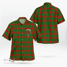 Scottish Middleton Clan Badge Tartan Hawaii Shirt Crest Tartan Plaid Shirt Scottish Plaid Tartan Plaid - ScotsTee - scotstee.com
