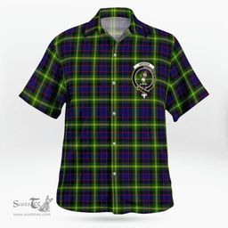 Scottish Watson Clan Badge Tartan Hawaii Shirt Crest Tartan Plaid Shirt Scottish Plaid Tartan Plaid - ScotsTee - scotstee.com