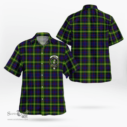 Scottish Watson Clan Badge Tartan Hawaii Shirt Crest Tartan Plaid Shirt Scottish Plaid Tartan Plaid - ScotsTee - scotstee.com