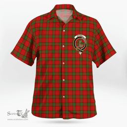 Scottish Maxwell Clan Badge Tartan Hawaii Shirt Crest Tartan Plaid Shirt Scottish Plaid Tartan Plaid - ScotsTee - scotstee.com