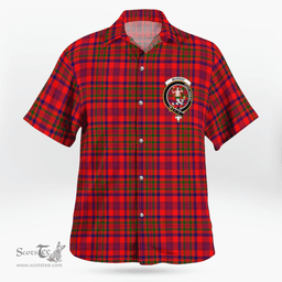 Scottish Murray Of Dysart Clan Badge Tartan Hawaii Shirt Crest Tartan Plaid Shirt Scottish Plaid Tartan Plaid - ScotsTee - scotstee.com