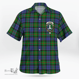 Scottish Paterson Clan Badge Tartan Hawaii Shirt Crest Tartan Plaid Shirt Scottish Plaid Tartan Plaid - ScotsTee - scotstee.com