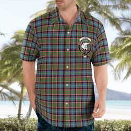Scottish Norvel Clan Badge Tartan Hawaii Shirt Crest Tartan Plaid Shirt Scottish Plaid Tartan Plaid - ScotsTee - scotstee.com