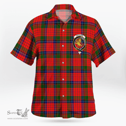 Scottish Nicolson Clan Badge Tartan Hawaii Shirt Crest Tartan Plaid Shirt Scottish Plaid Tartan Plaid - ScotsTee - scotstee.com