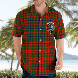 Scottish Skene Clan Badge Tartan Hawaii Shirt Crest Tartan Plaid Shirt Scottish Plaid Tartan Plaid - ScotsTee - scotstee.com