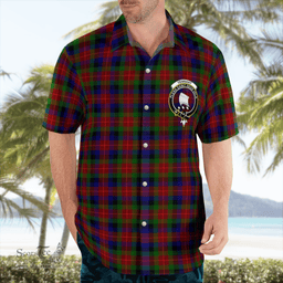 Scottish Tennant Clan Badge Tartan Hawaii Shirt Crest Tartan Plaid Shirt Scottish Plaid Tartan Plaid - ScotsTee - scotstee.com