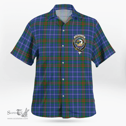 Scottish Edmonstone Of Duntreath Clan Badge Tartan Hawaii Shirt Crest Tartan Plaid Shirt Scottish Plaid Tartan Plaid - ScotsTee - scotstee.com