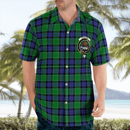 Scottish Graham Clan Badge Tartan Hawaii Shirt Crest Tartan Plaid Shirt Scottish Plaid Tartan Plaid - ScotsTee - scotstee.com