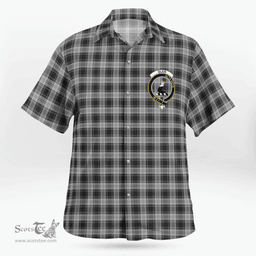 Scottish Glen Clan Badge Tartan Hawaii Shirt Crest Tartan Plaid Shirt Scottish Plaid Tartan Plaid - ScotsTee - scotstee.com
