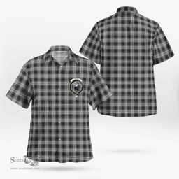 Scottish Glen Clan Badge Tartan Hawaii Shirt Crest Tartan Plaid Shirt Scottish Plaid Tartan Plaid - ScotsTee - scotstee.com