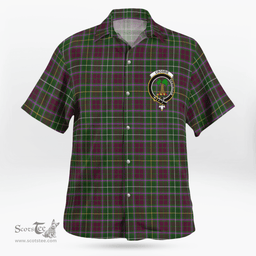 Scottish Crosbie Clan Badge Tartan Hawaii Shirt Crest Tartan Plaid Shirt Scottish Plaid Tartan Plaid - ScotsTee - scotstee.com