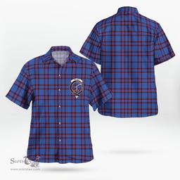 Scottish Elliot Clan Badge Tartan Hawaii Shirt Crest Tartan Plaid Shirt Scottish Plaid Tartan Plaid - ScotsTee - scotstee.com