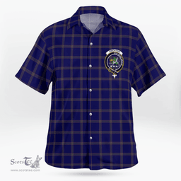 Scottish Crichton Clan Badge Tartan Hawaii Shirt Crest Tartan Plaid Shirt Scottish Plaid Tartan Plaid - ScotsTee - scotstee.com