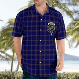 Scottish Crichton Clan Badge Tartan Hawaii Shirt Crest Tartan Plaid Shirt Scottish Plaid Tartan Plaid - ScotsTee - scotstee.com