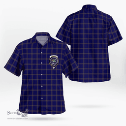 Scottish Crichton Clan Badge Tartan Hawaii Shirt Crest Tartan Plaid Shirt Scottish Plaid Tartan Plaid - ScotsTee - scotstee.com