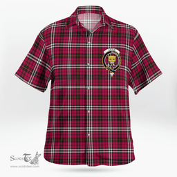 Scottish Little Clan Badge Tartan Hawaii Shirt Crest Tartan Plaid Shirt Scottish Plaid Tartan Plaid - ScotsTee - scotstee.com
