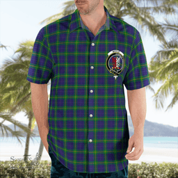 Scottish Boyle Clan Badge Tartan Hawaii Shirt Crest Tartan Plaid Shirt Scottish Plaid Tartan Plaid - ScotsTee - scotstee.com