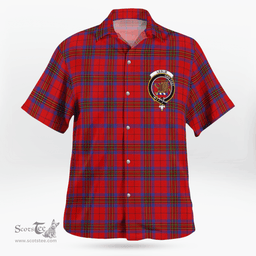 Scottish Leslie Clan Badge Tartan Hawaii Shirt Crest Tartan Plaid Shirt Scottish Plaid Tartan Plaid - ScotsTee - scotstee.com