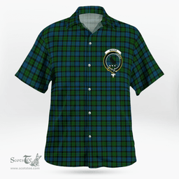 Scottish Mackie Clan Badge Tartan Hawaii Shirt Crest Tartan Plaid Shirt Scottish Plaid Tartan Plaid - ScotsTee - scotstee.com