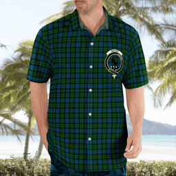 Scottish Mackie Clan Badge Tartan Hawaii Shirt Crest Tartan Plaid Shirt Scottish Plaid Tartan Plaid - ScotsTee - scotstee.com