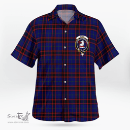 Scottish Home Clan Badge Tartan Hawaii Shirt Crest Tartan Plaid Shirt Scottish Plaid Tartan Plaid - ScotsTee - scotstee.com