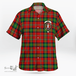 Scottish Boyd Clan Badge Tartan Hawaii Shirt Crest Tartan Plaid Shirt Scottish Plaid Tartan Plaid - ScotsTee - scotstee.com