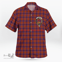 Scottish Cameron Clan Badge Tartan Hawaii Shirt Crest Tartan Plaid Shirt Scottish Plaid Tartan Plaid - ScotsTee - scotstee.com